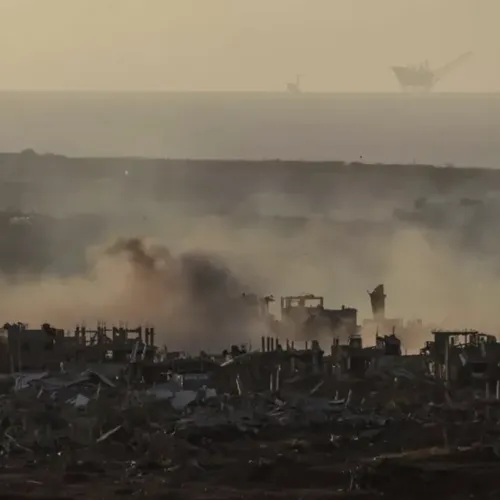 Israeli side of the border with the Gaza Strip